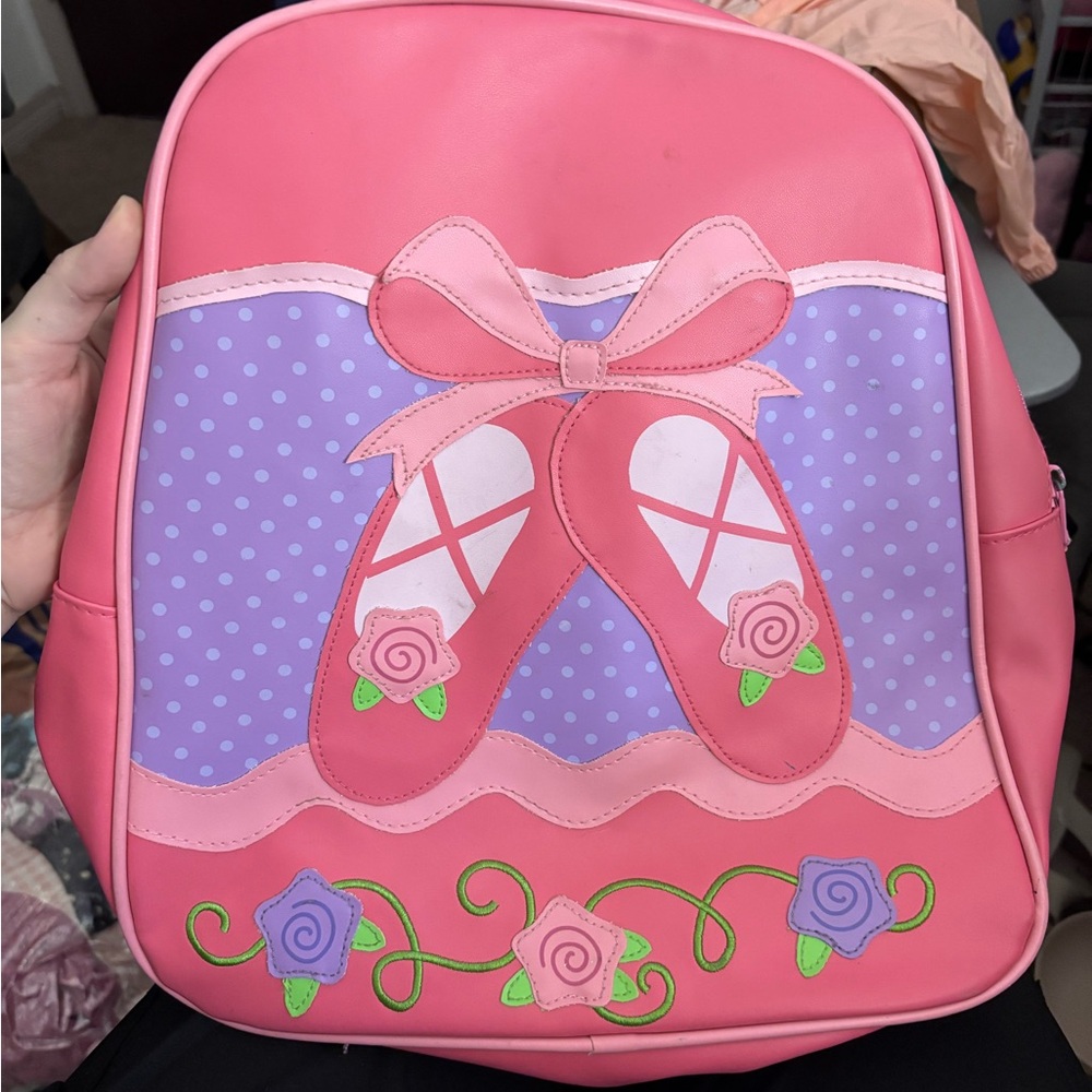 Pink and Purple Ballet Backpack